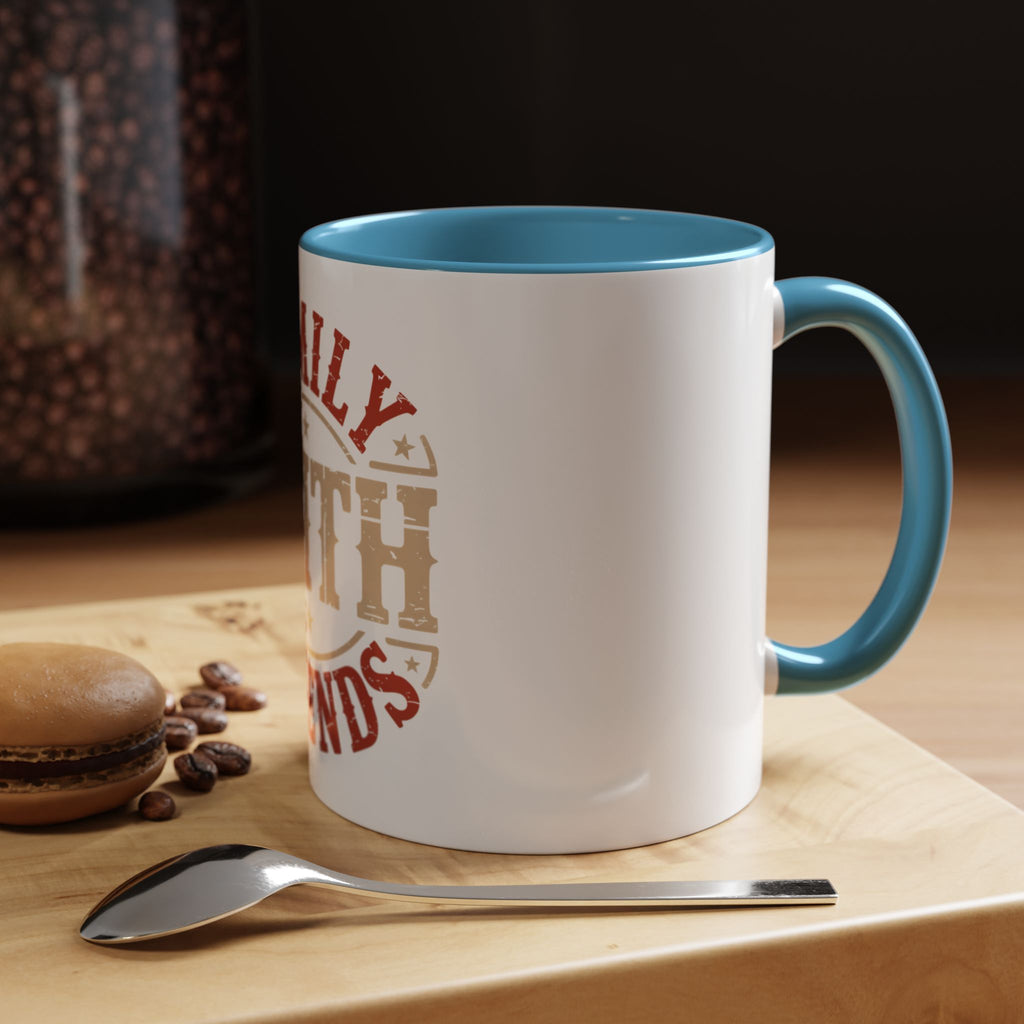 Faith Family Friends Accent Coffee Mug – Inspirational Religious Gift (11/15oz)