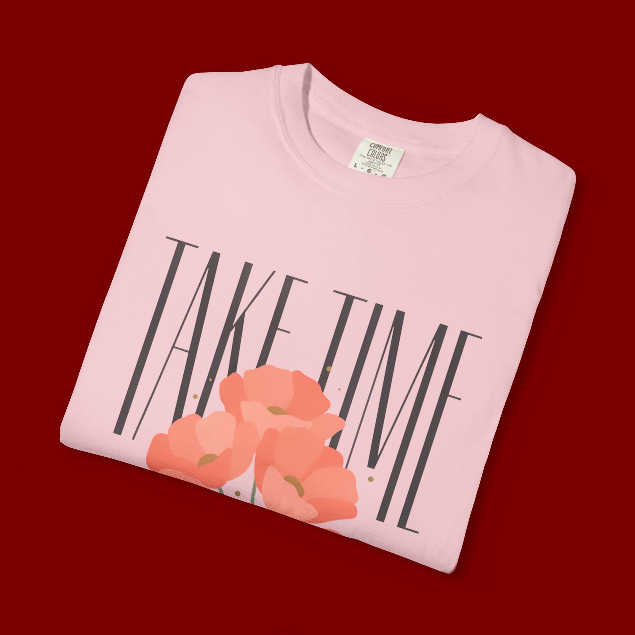 Take Time to Pray Floral T-Shirt — Christian Faith Graphic Tee
