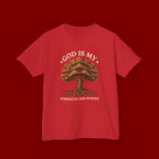 Autumn Oak Tree Kids T‑Shirt — Cozy Fall Nature Tee for Children