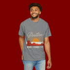 Positive Sunset T-Shirt — "Positive" Mind • Vibes • Life Motivational Tee