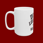 Ceramic Mug — "Fear Less, Pray More" Inspirational Sunrise Coffee Cup (11oz/15oz)