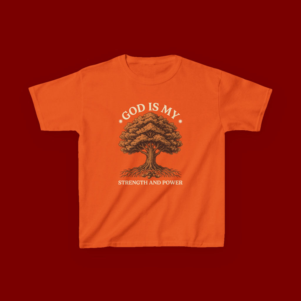 Autumn Oak Tree Kids T‑Shirt — Cozy Fall Nature Tee for Children