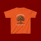 Autumn Oak Tree Kids T‑Shirt — Cozy Fall Nature Tee for Children