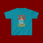 Kids Tee — "You Win When You Pray" Inspirational Christian Shirt