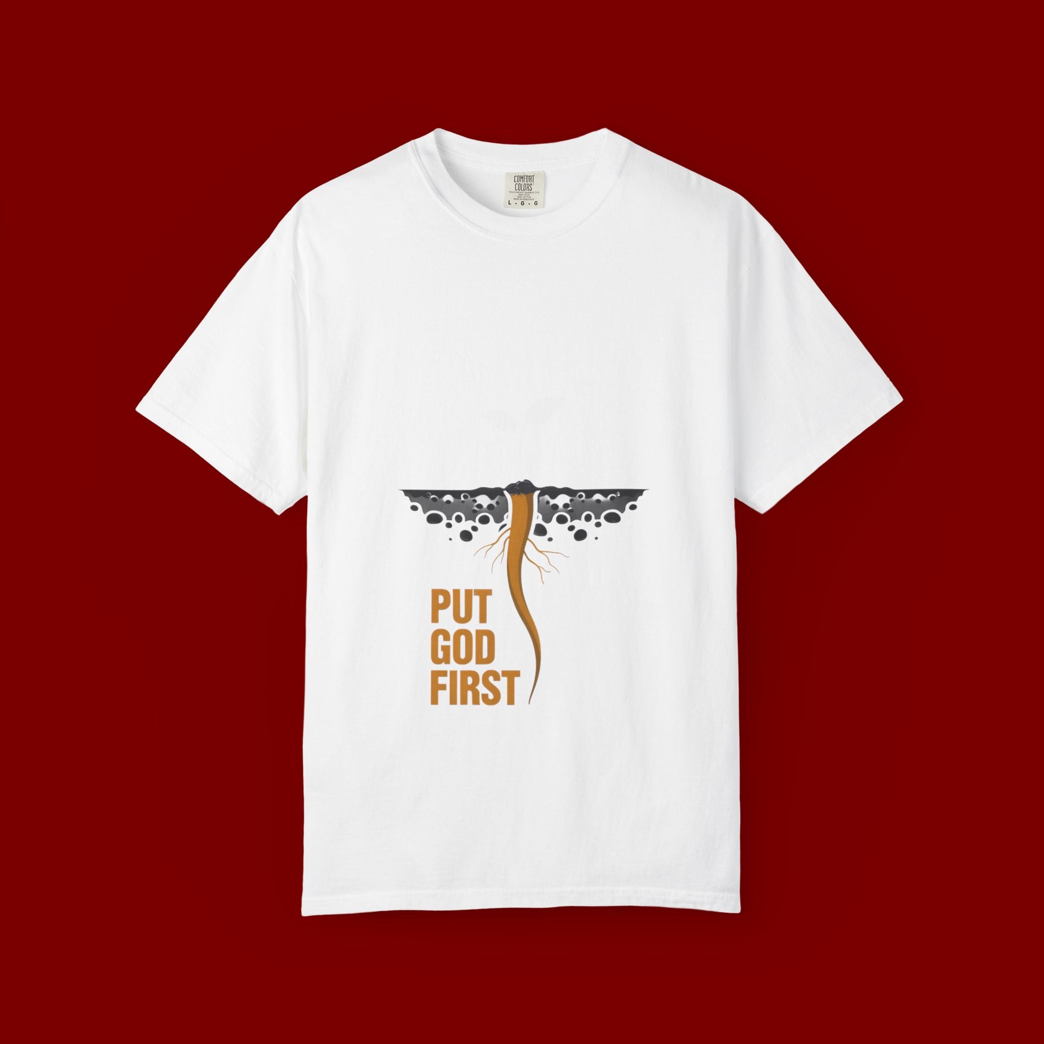 Put God First T-Shirt — Christian Faith Graphic Tee
