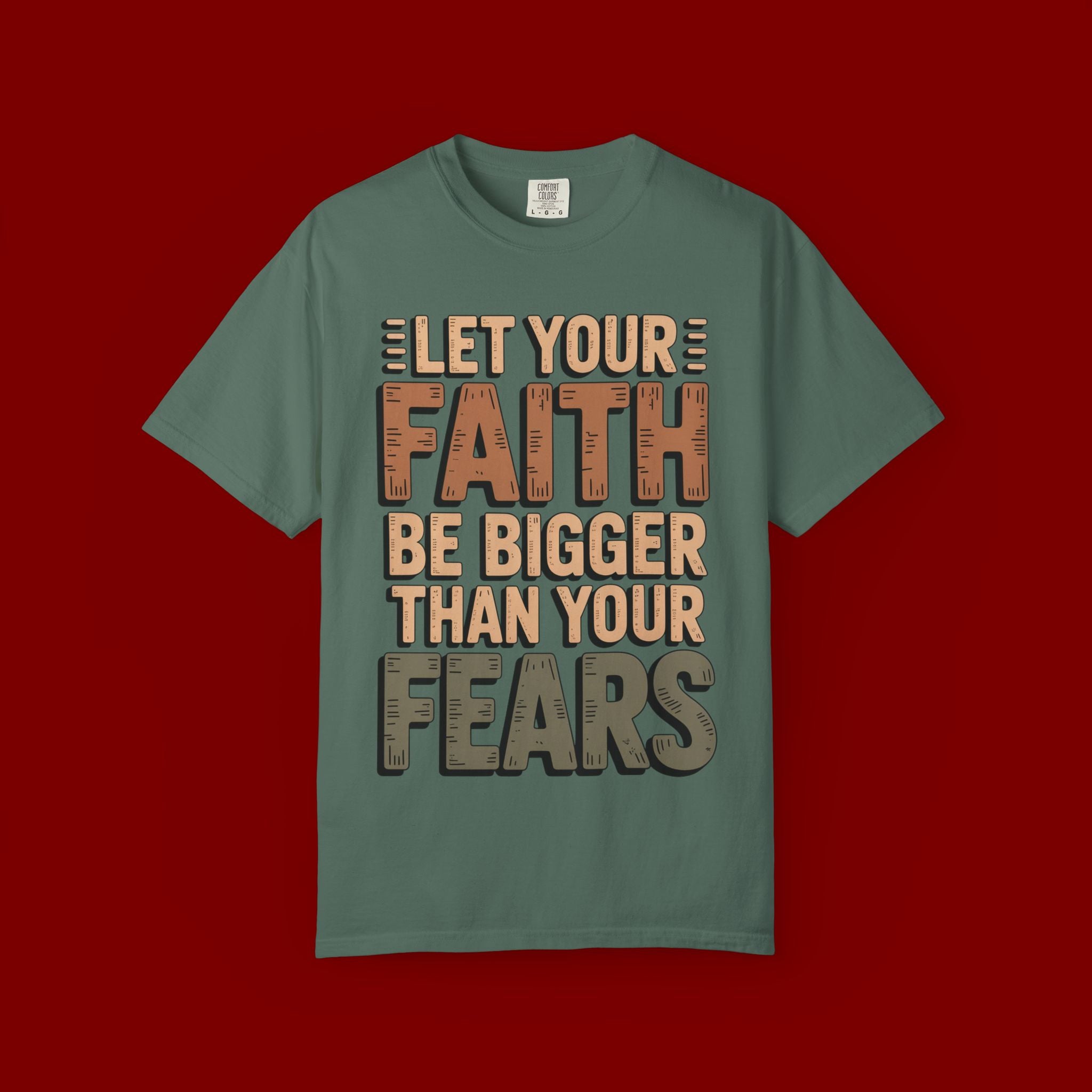 Faith Over Fear T-Shirt — Inspirational Christian Graphic Tee