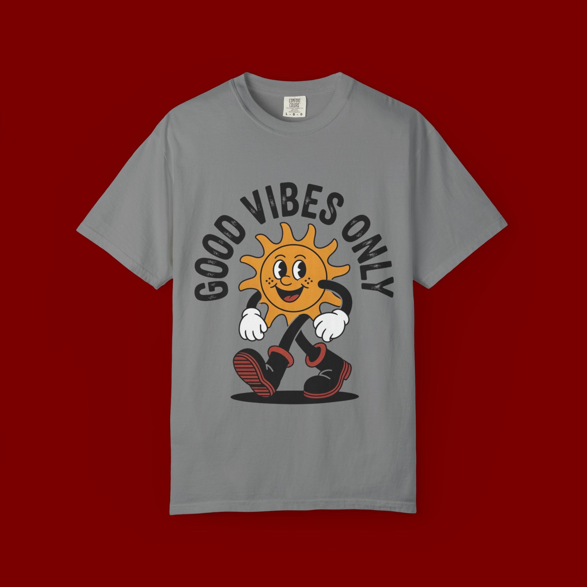 Good Vibes Only Sun Graphic T-Shirt