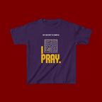 Kids Tee — "My Secret Is Simple: I Pray." Maze Faith T‑Shirt