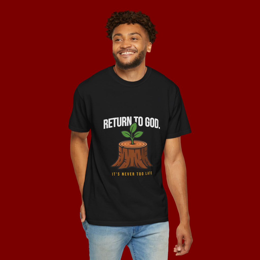 T-Shirt — "Return to God" Seedling Graphic Tee