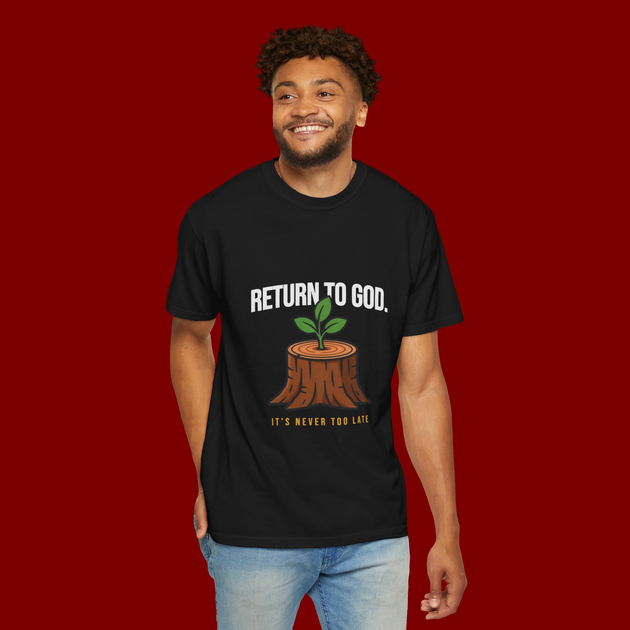 T-Shirt — "Return to God" Seedling Graphic Tee
