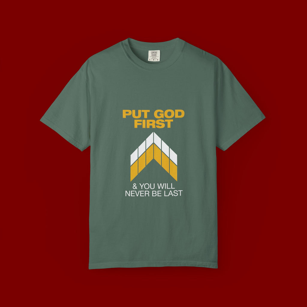 Put God First T-Shirt — Christian Faith Graphic Tee