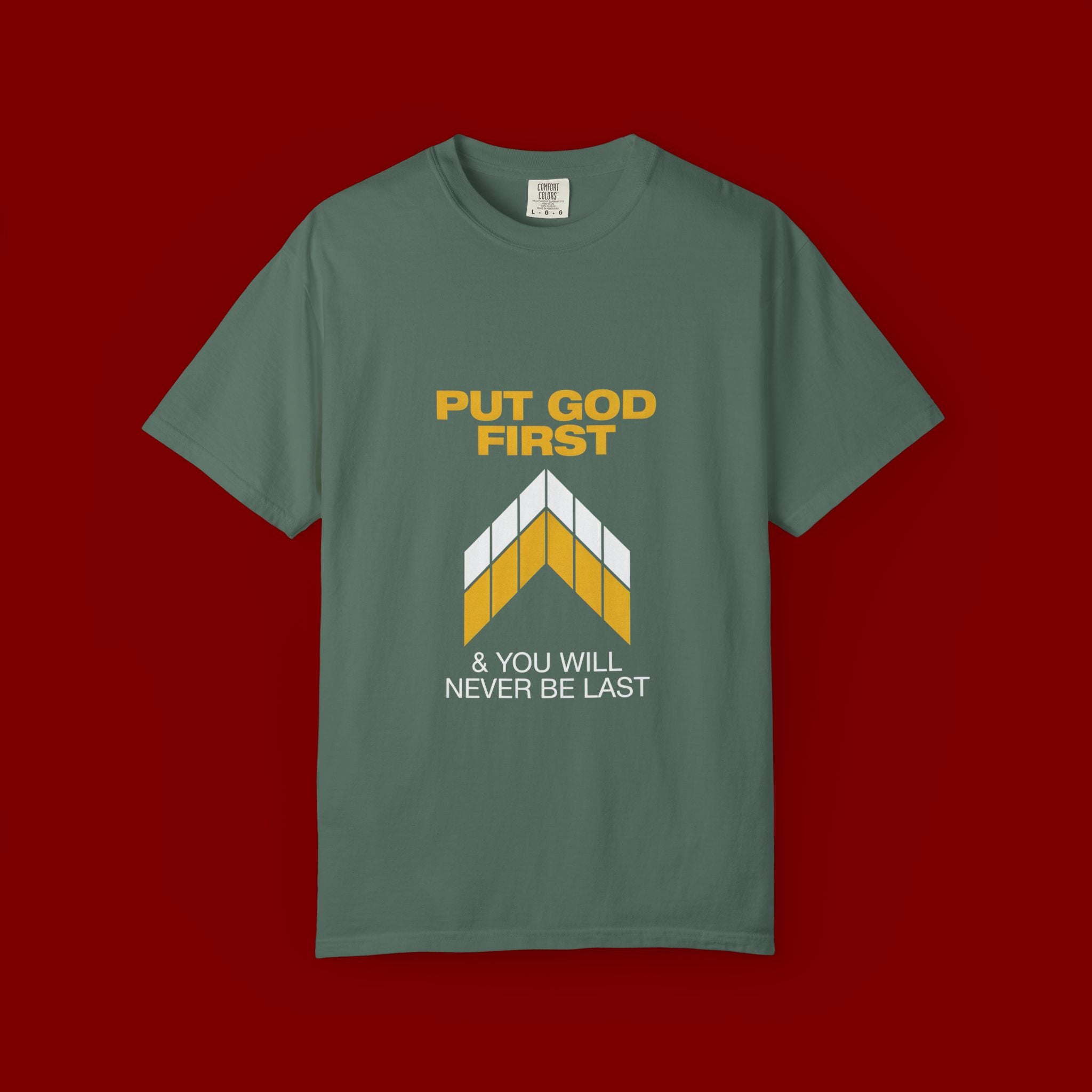 Put God First T-Shirt — Christian Faith Graphic Tee