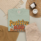 Positive Mind Positive Vibes Positive Life T-Shirt — Retro Daisy Graphic Tee
