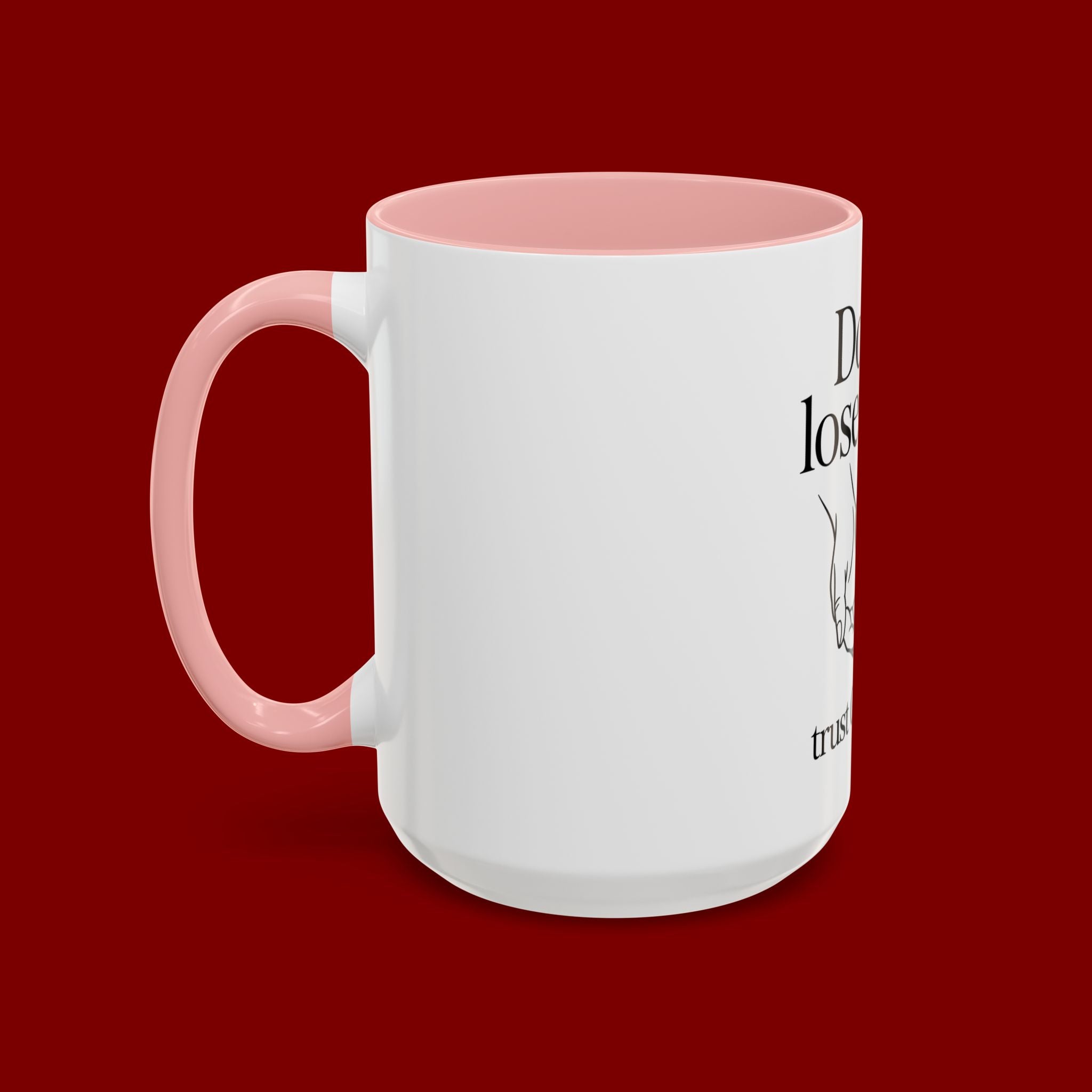 Do Not Lose Heart Accent Coffee Mug — Trust God’s Plan Inspirational Christian Mug