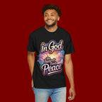T-Shirt — “In God the Heart Finds Peace” Religious Faith Tee