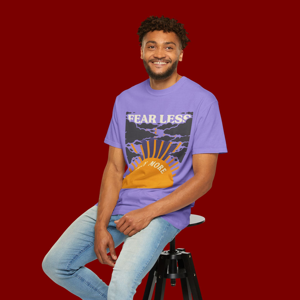 Fear Less Pray More T-Shirt — Inspirational Christian Graphic Tee