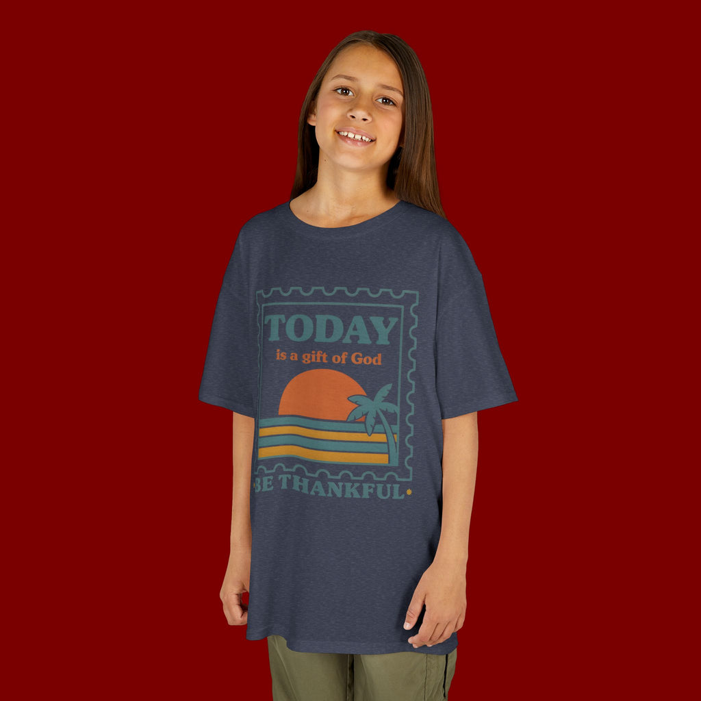 Kids 'Today Is a Gift of God - Be Thankful' Graphic Tee