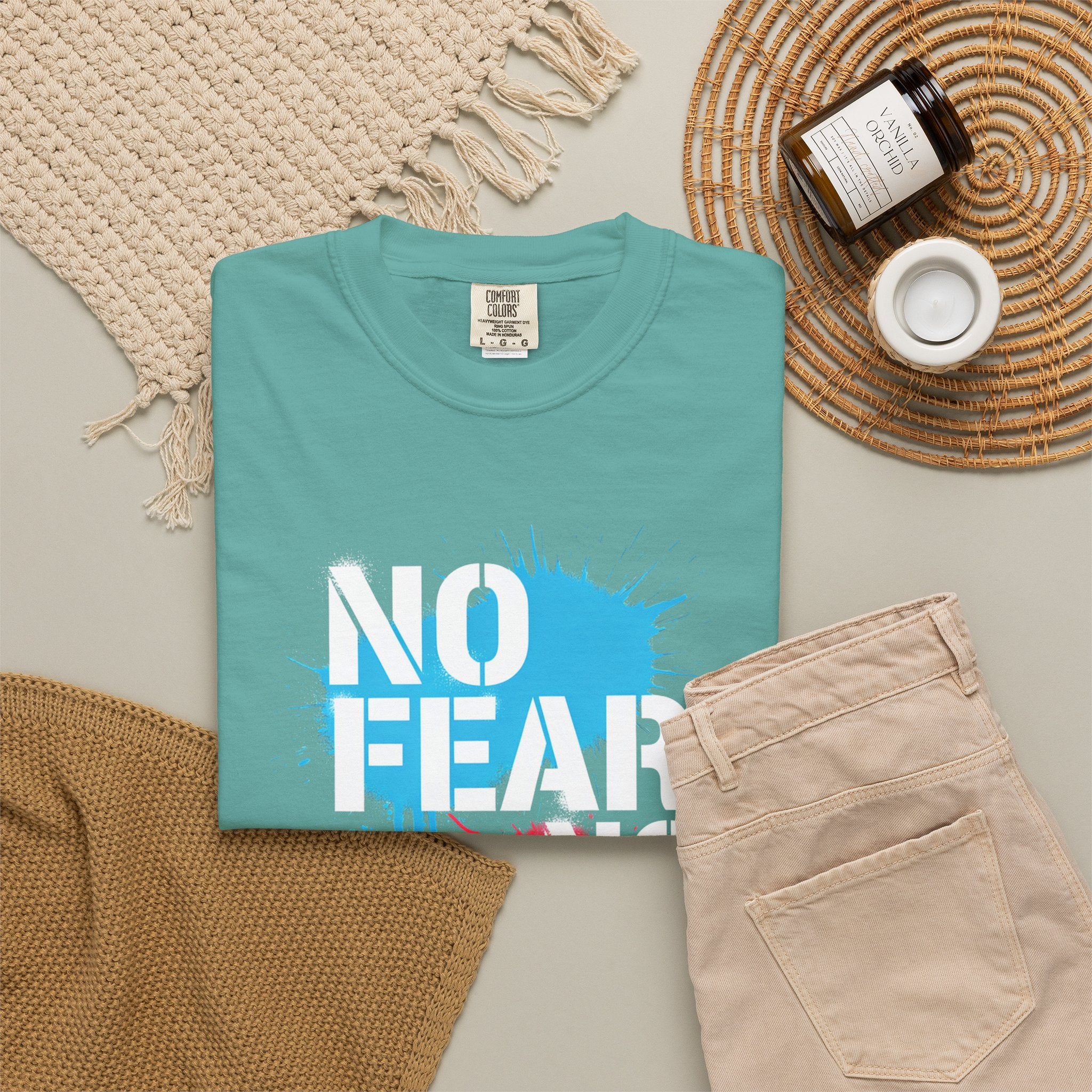 No Fear No Limits No Excuses T-Shirt — Motivational Graphic Tee