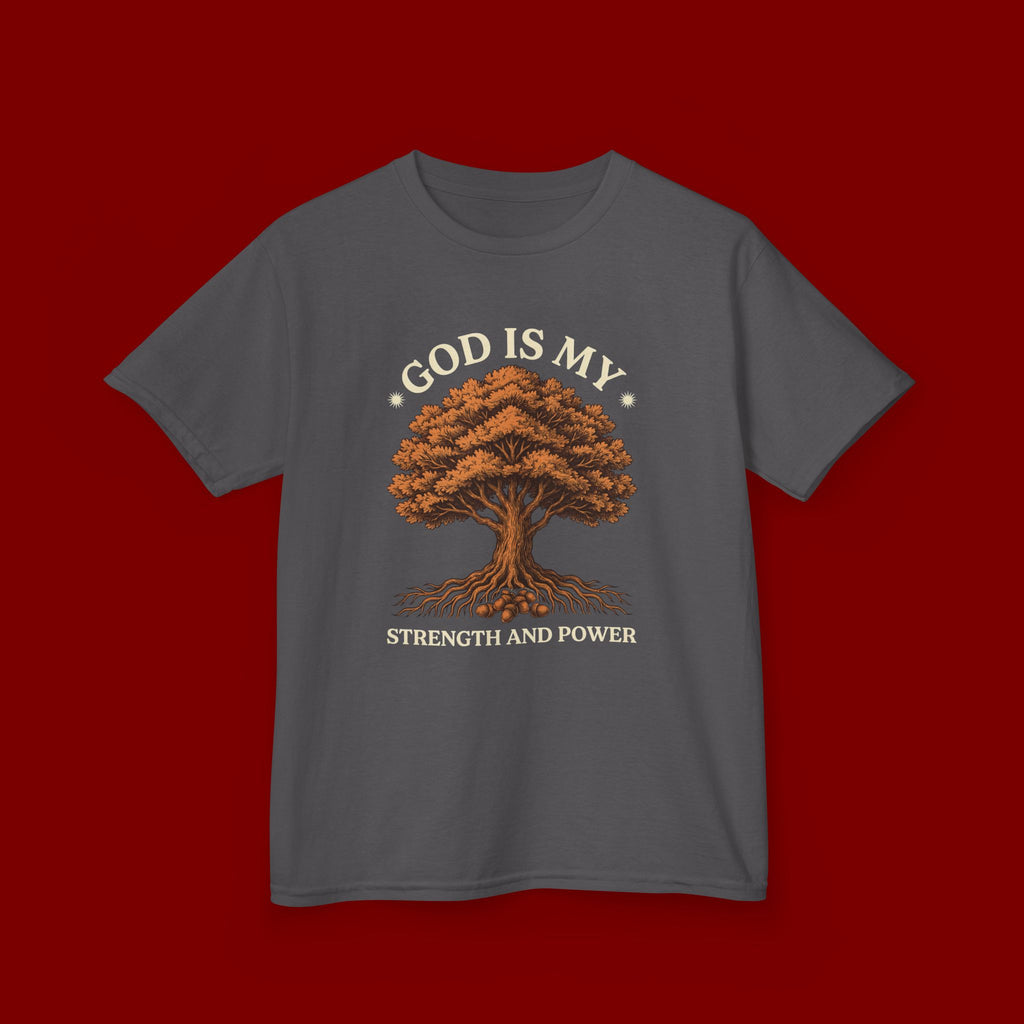 Autumn Oak Tree Kids T‑Shirt — Cozy Fall Nature Tee for Children
