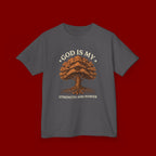 Autumn Oak Tree Kids T‑Shirt — Cozy Fall Nature Tee for Children