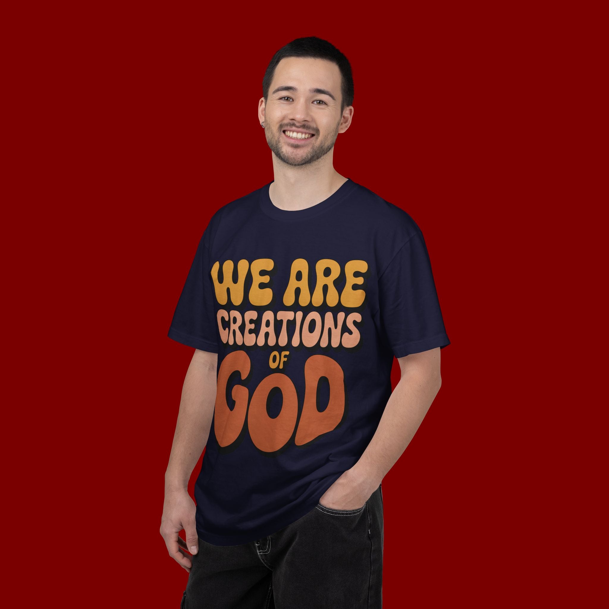 We Are Creations of God T-Shirt — Retro Faith Graphic Tee