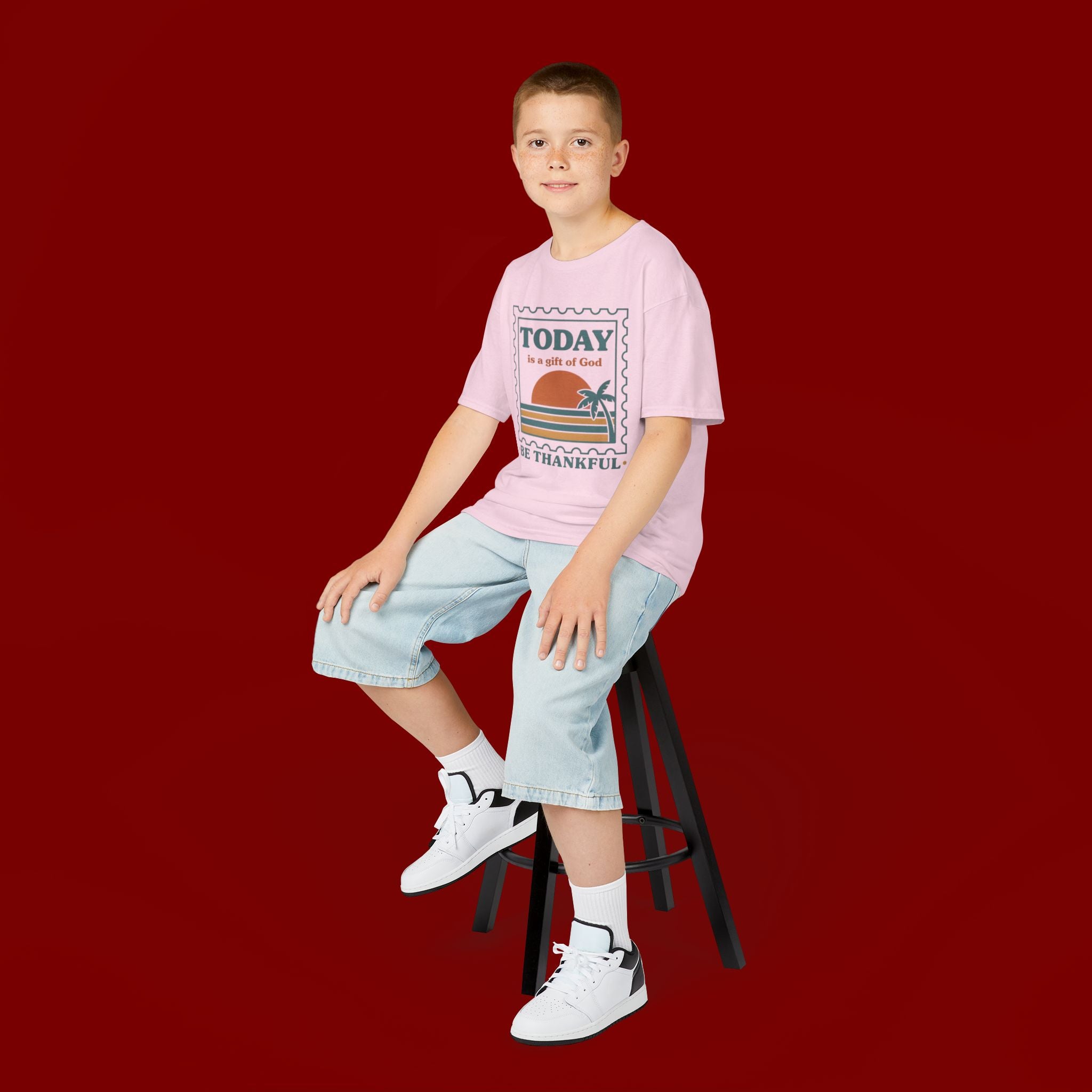 Kids 'Today Is a Gift of God - Be Thankful' Graphic Tee