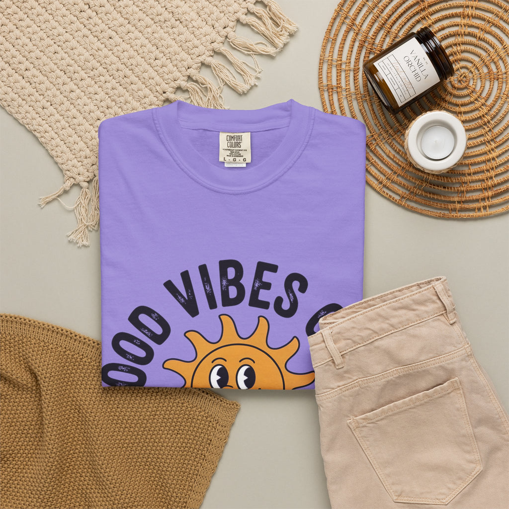 Good Vibes Only Sun Graphic T-Shirt