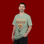 God Is Greater Mountain T-Shirt — Christian Faith Graphic Tee