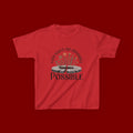 Kids Tee — “Faith Makes the Impossible Possible” Floral Inspirational Shirt