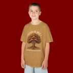 Autumn Oak Tree Kids T‑Shirt — Cozy Fall Nature Tee for Children