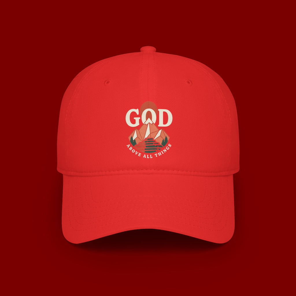 God Above All Things Embroidered Baseball Cap