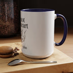 Do Not Lose Heart Accent Coffee Mug — Trust God’s Plan Inspirational Christian Mug