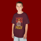 Kids Tee — "You Win When You Pray" Inspirational Christian Shirt
