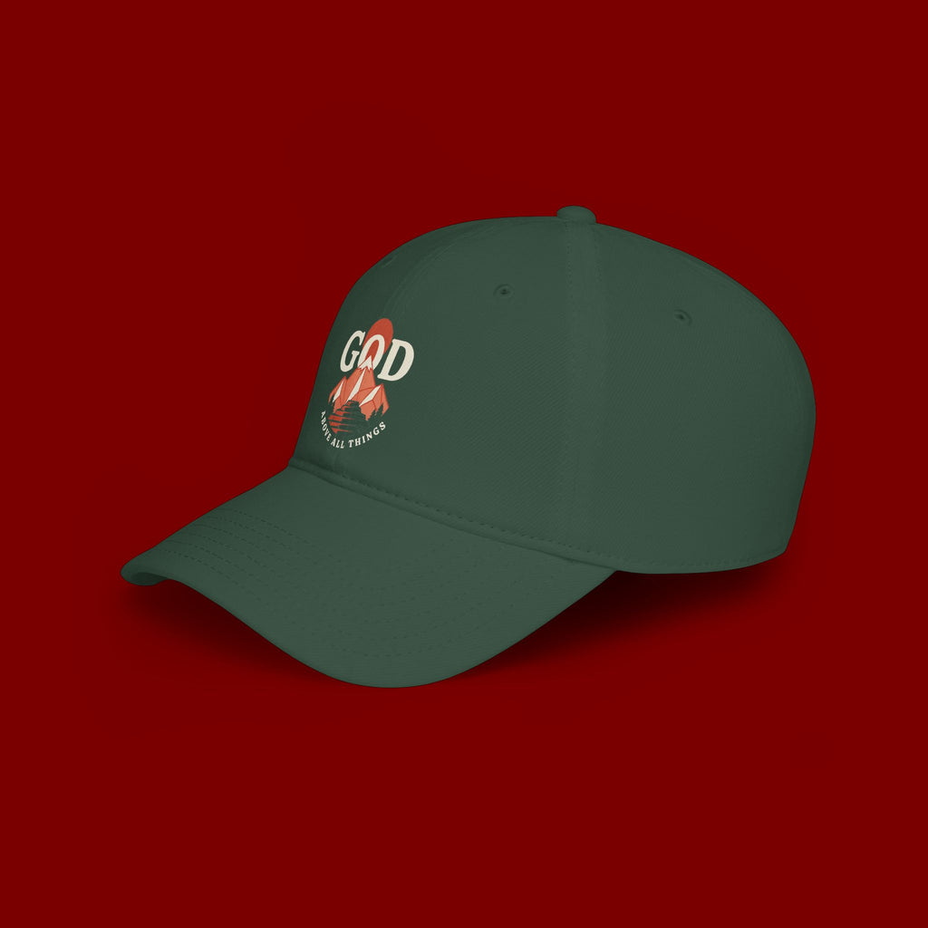 God Above All Things Embroidered Baseball Cap