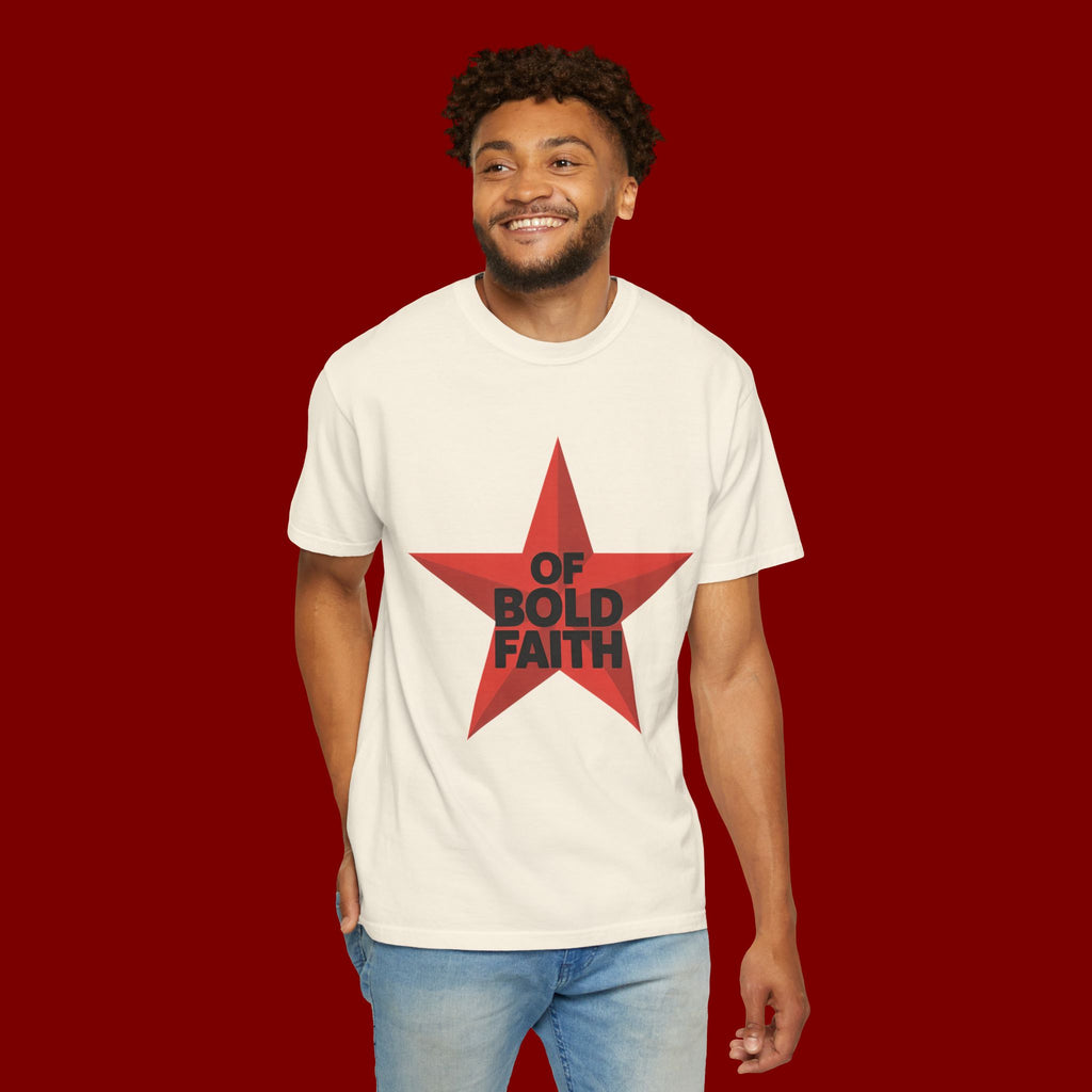 Bold Faith Star T-Shirt — "Of Bold Faith" Graphic Tee