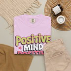 Positive Mind Positive Vibes Positive Life T-Shirt — Retro Smile Graphic Tee
