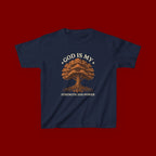 Autumn Oak Tree Kids T‑Shirt — Cozy Fall Nature Tee for Children