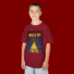 Kids T‑Shirt — "Walk By Faith" Inspirational Graphic Tee for Children