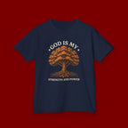 Autumn Oak Tree Kids T‑Shirt — Cozy Fall Nature Tee for Children