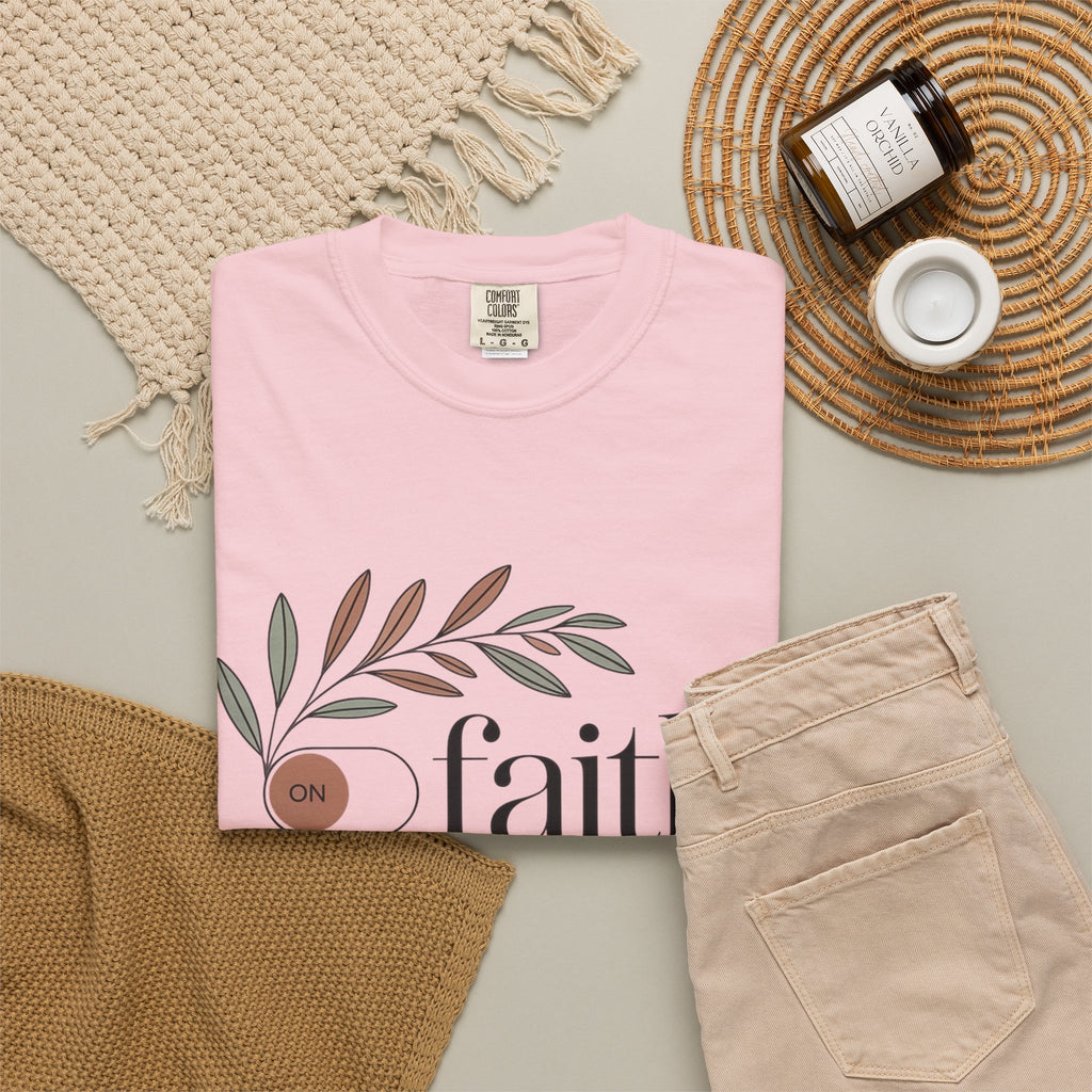 Faith Over Fear T‑Shirt — Inspirational Christian Tee with 'faith' and 'fear' Design