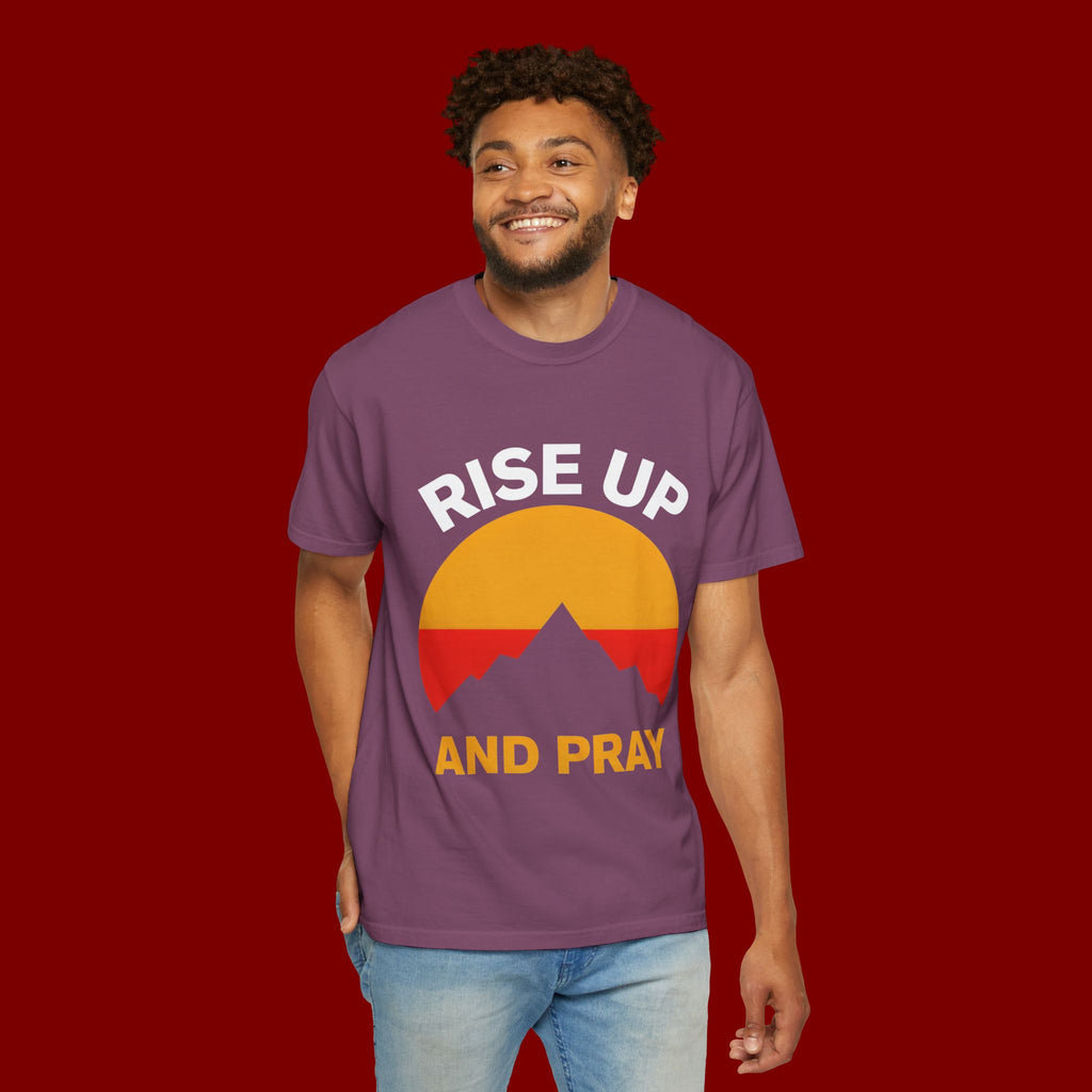 And Pray Mountain Sunset T-Shirt