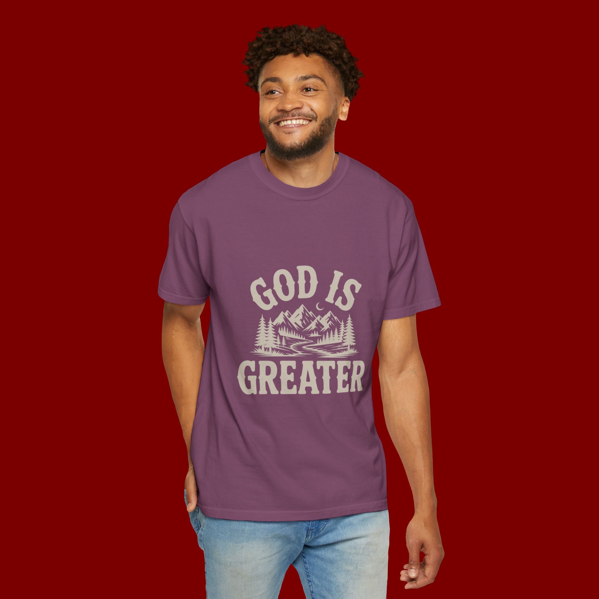 God Is Greater Mountain T-Shirt