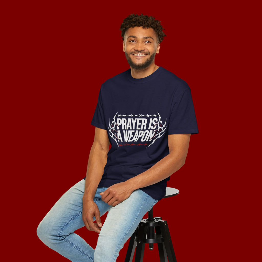 Prayer Is A Weapon T-Shirt — Christian Faith Graphic Tee