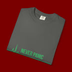 Prayer Tee — "Never Panic Just Pray" Graphic T-Shirt