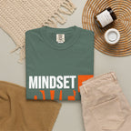 OVER Block Graphic T-Shirt — Bold Orange Minimalist Tee