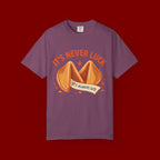 Christian Graphic T-Shirt — “It’s Never Luck, It’s Always God” Fortune Cookie Design