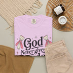 Inspirational 'God Never Gives a Burden You Can't Bear' T-Shirt
