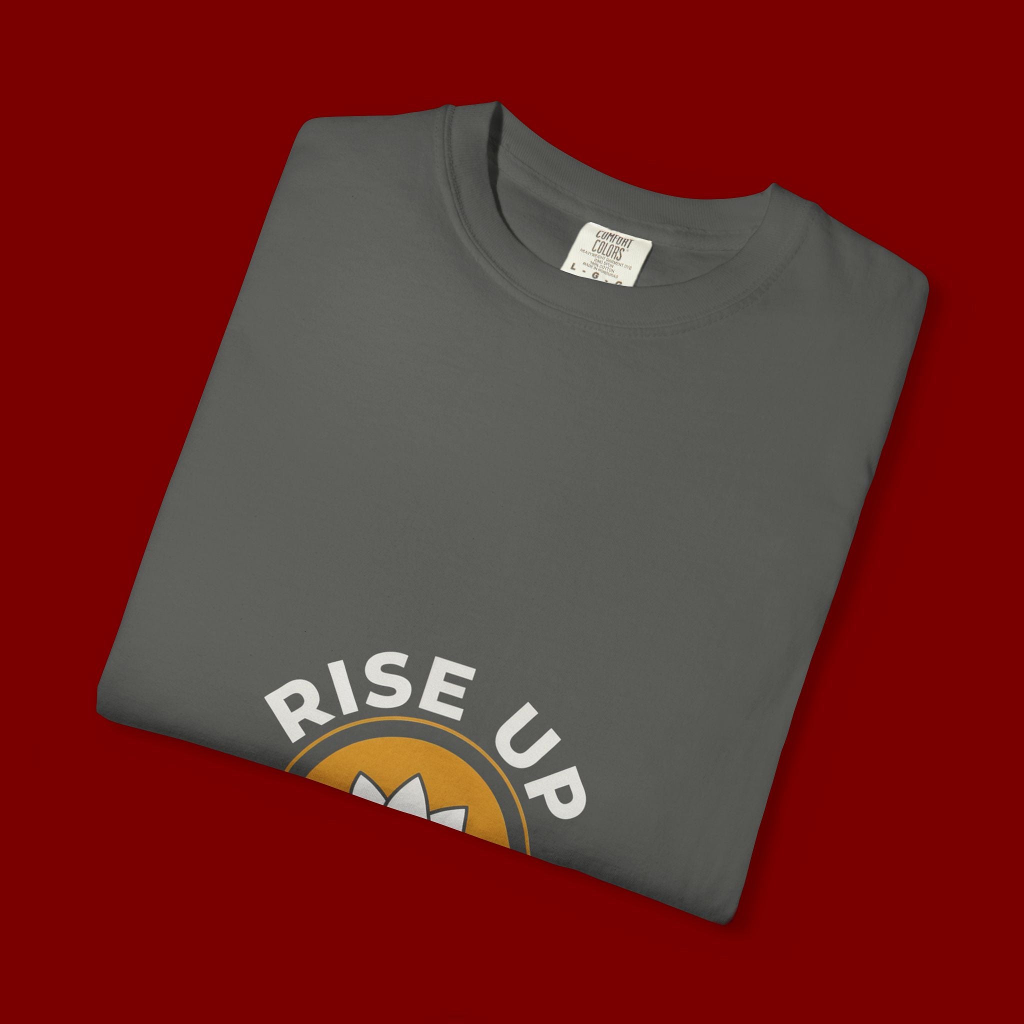 Rise Up and Pray T-Shirt — Spiritual Faith Graphic Tee with Lotus