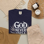 Inspirational Christian T-Shirt — "God Never Gives a Burden You Can't Bear" Tee