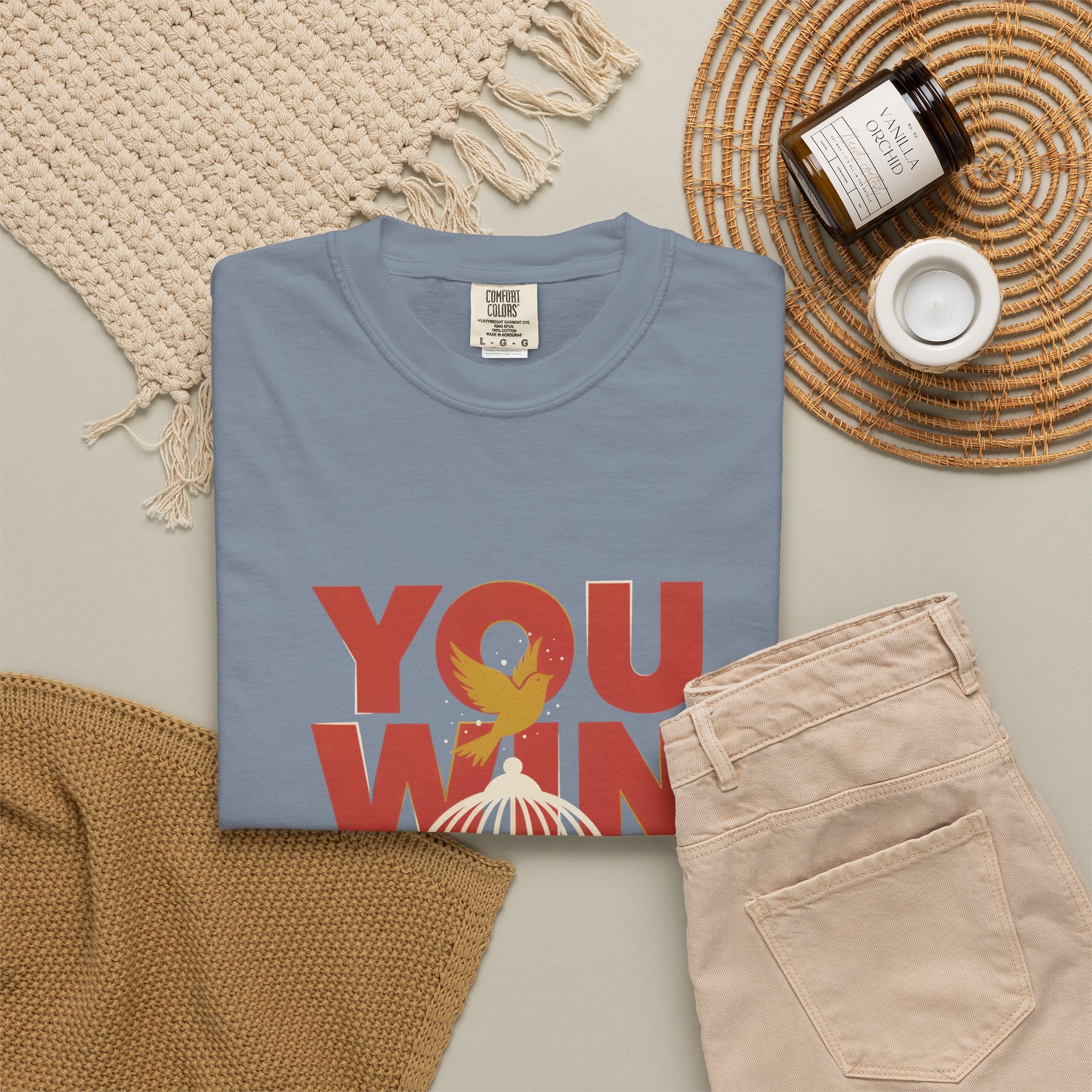 T-Shirt — "You Win When You Pray" Inspirational Faith Graphic Tee